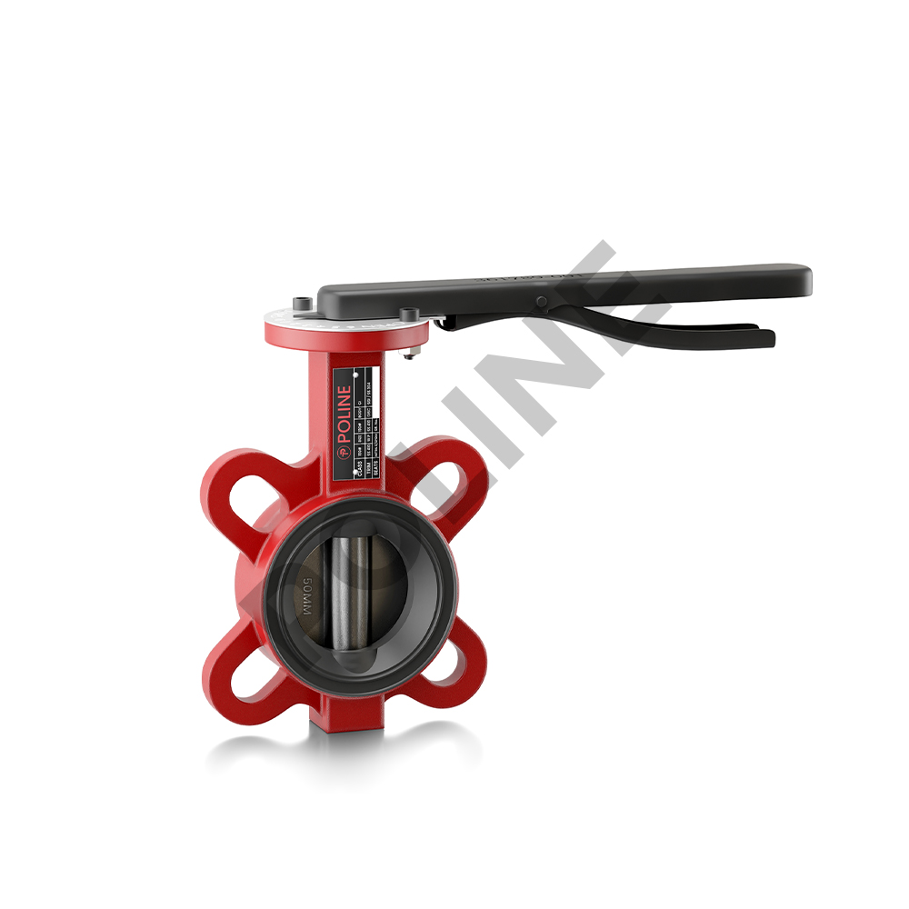 Butterfly Valve PN 2.5 with SG Iron Disc – Lever Operated