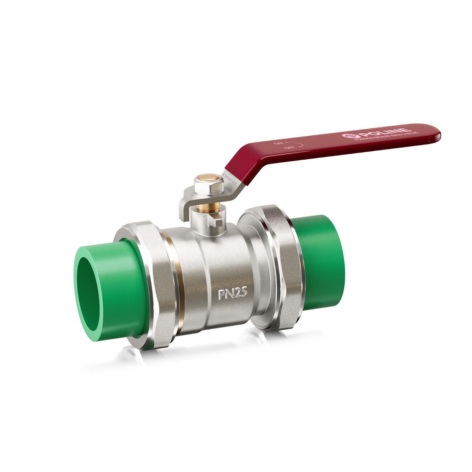 PPR Union Brass Ball Valve (Titan Series)