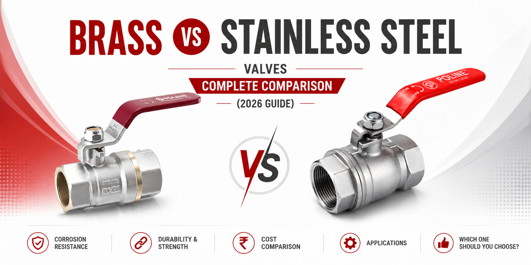 Brass vs Stainless Steel Valves – Complete Comparison (2026 Guide)