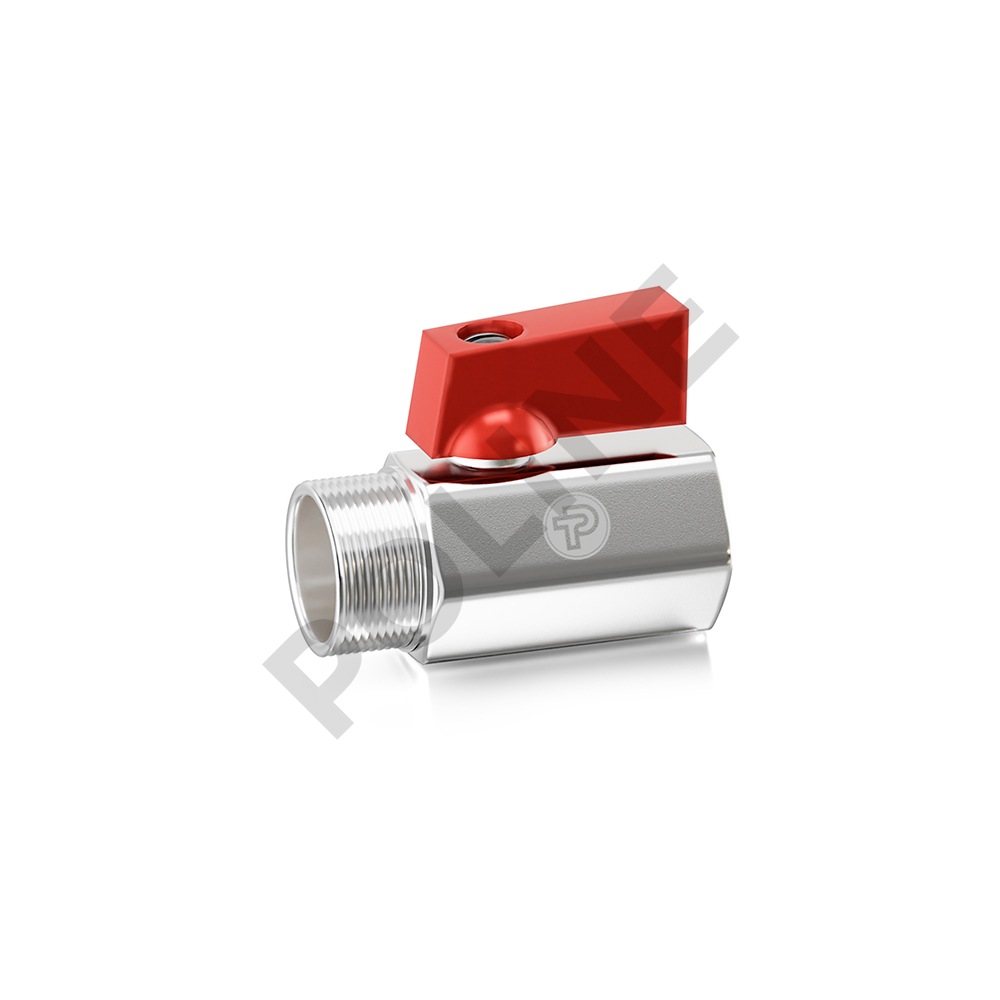 Mini Brass Ball Valve M x F