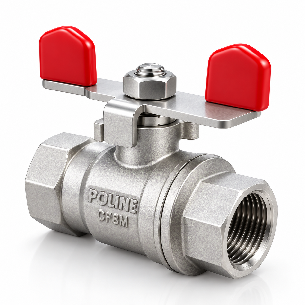 SS304 Butterfly Handle Ball Valve